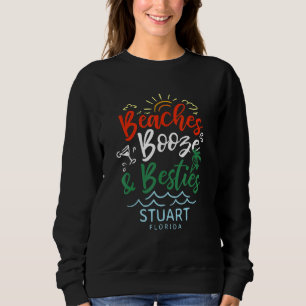 Sweatshirt Plages Alcool Et Meilleures Amies Stuart Été Flori