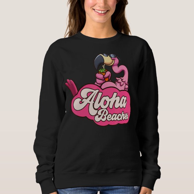 Sweatshirt Plages d'Aloha Hawaii Hawaii Surf Hawaiian (Devant)