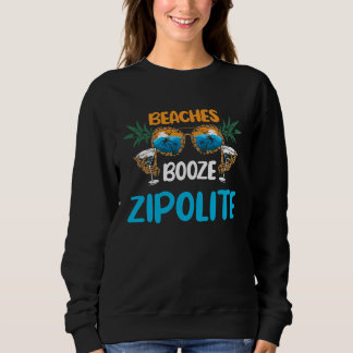 Sweatshirt Plages de Zipolite au Mexique Party de vacances Ma
