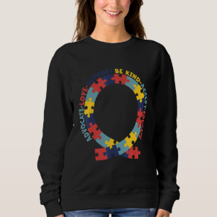 Sweatshirt Plaider Amour Soutien Accepter Être Gentil Sensibi
