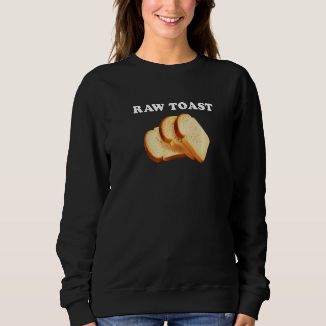 Sweatshirt Plaisanterie de pain grillé (Devant)