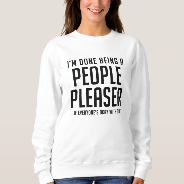 Sweatshirt Plaisir des gens (Devant)
