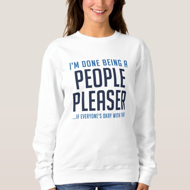 Sweatshirt Plaisir des gens (Devant)