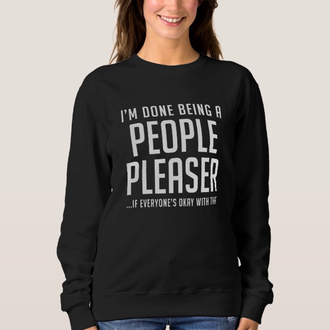 Sweatshirt Plaisir des gens (Devant)