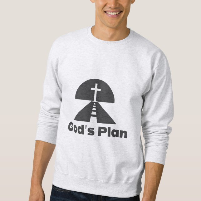 Sweatshirt Plan de Dieu - Bible Verse (Devant)