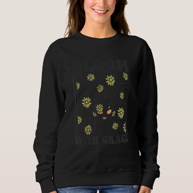 Sweatshirt Plan de jardinage botanique pour jardinier Bloom W (Devant)