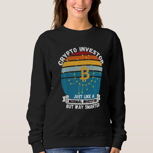 Sweatshirt Plan d'investisseur crypto B Hodl Crypto Blockchai (Devant)