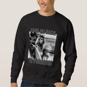 Sweatshirt Planche à surf Wakeboard Hobby Belle Citation Surf