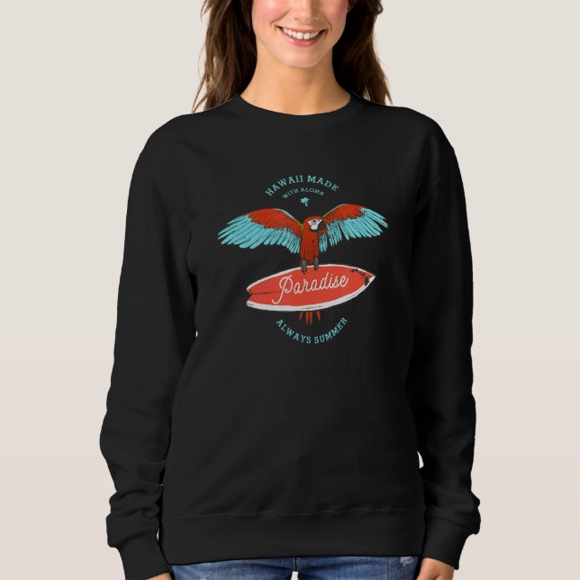 Sweatshirt Planche de surf Birds of Paradise (Devant)