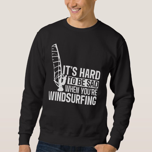 Sweatshirt Planche de Windsurf Sports Nautiques (Devant)