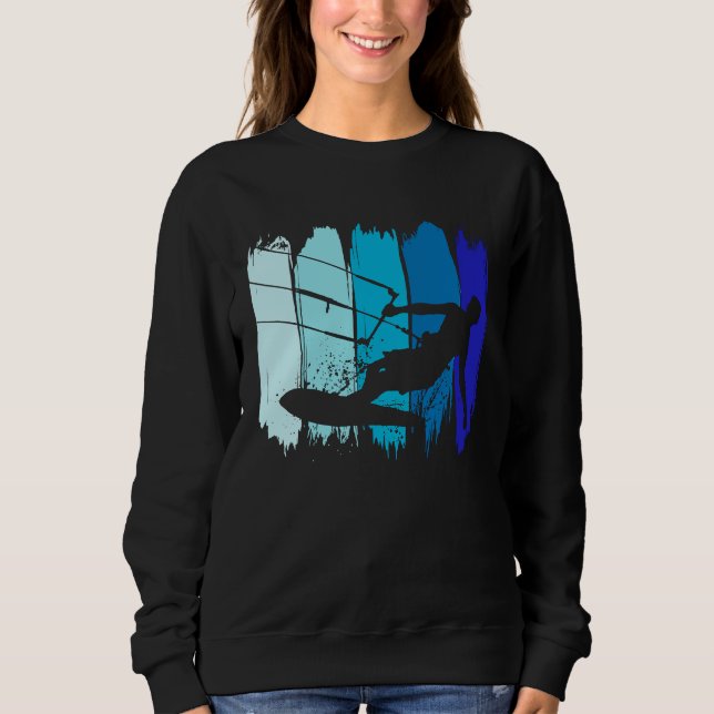Sweatshirt Planche volante Kitesurf Kiteboard Kite Surf Kiteb (Devant)