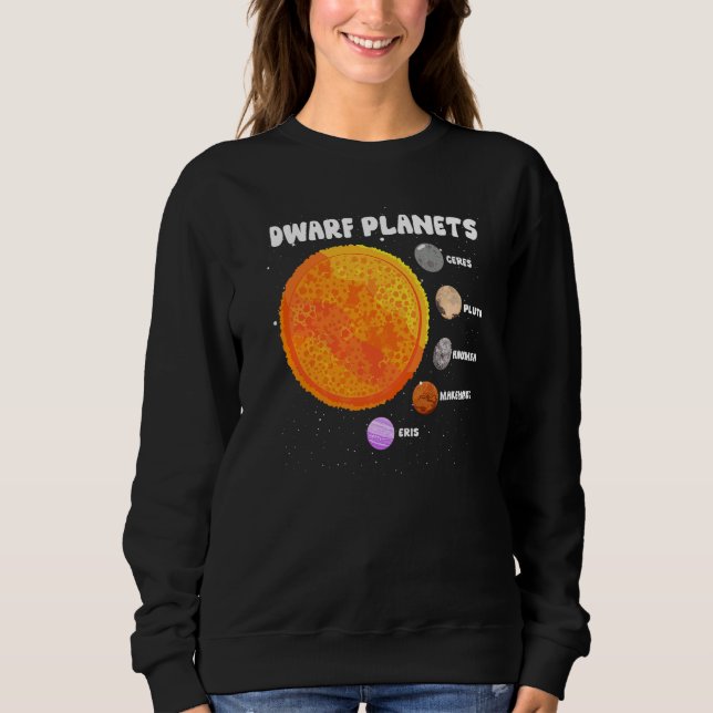 Sweatshirt Planètes naines  Astronomie Planètes  Système sola (Devant)