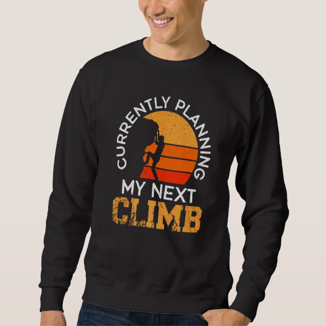 Sweatshirt Planifiez actuellement mon prochain Randonnée de r (Devant)