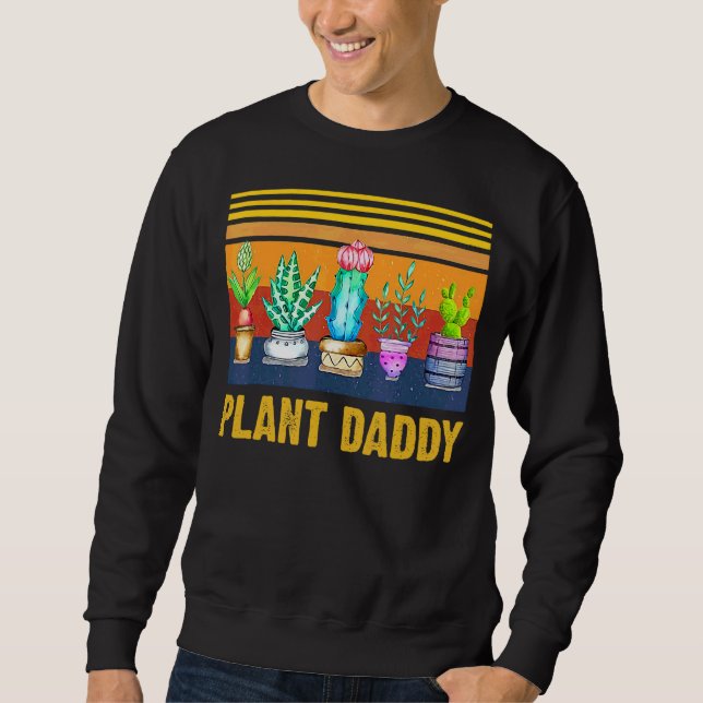 Sweatshirt Plante Daddy Vintage Cactus Jardinage (Devant)