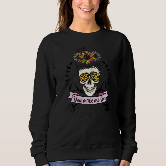 Sweatshirt Plante Gardener's You Make Me Feel Alive Maman Mes (Devant)