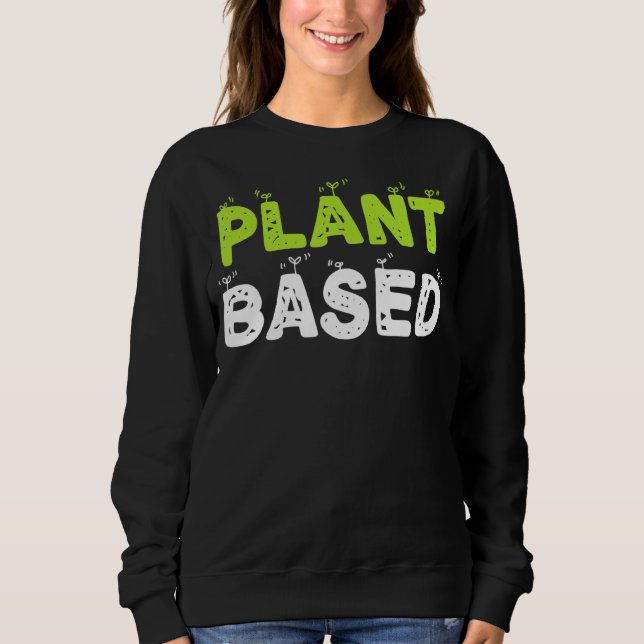 Sweatshirt Plante Manger Fruit Légumes végétariens (Devant)