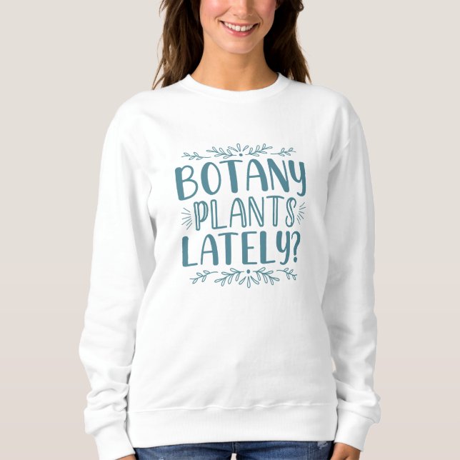 Sweatshirt Plantes botaniques récemment (Devant)