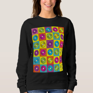 Sweatshirt Plaques de vinyle rétro