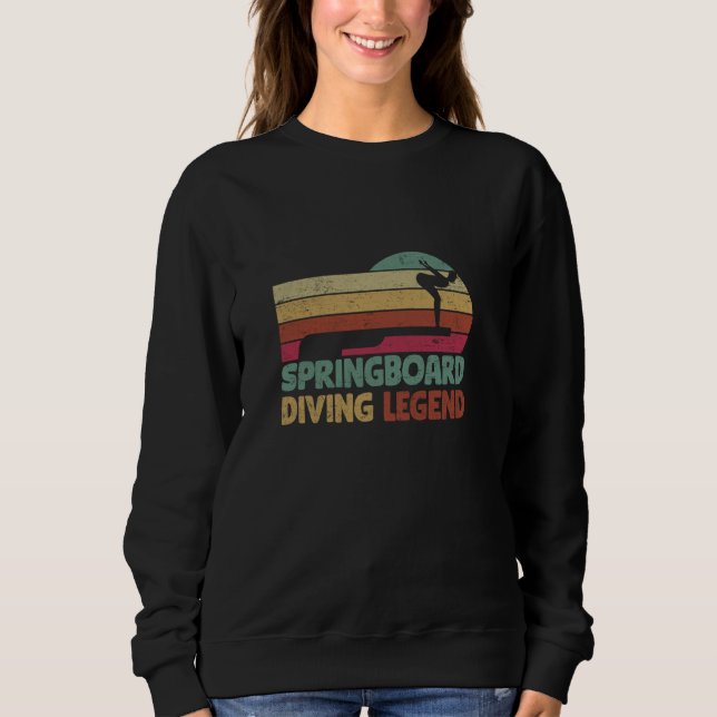 Sweatshirt Plate-forme de plongée Springboard Plate-forme plo (Devant)