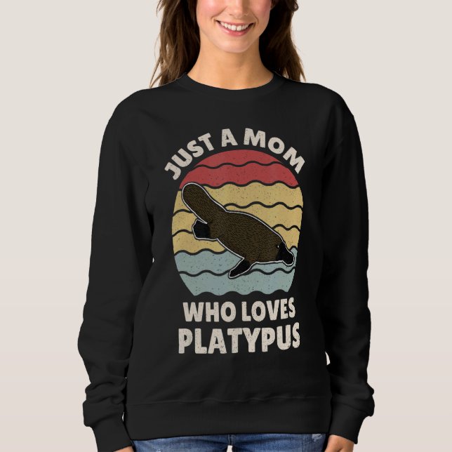 Sweatshirt Platypus Mammals Australie Biologie Animaux Étudia (Devant)