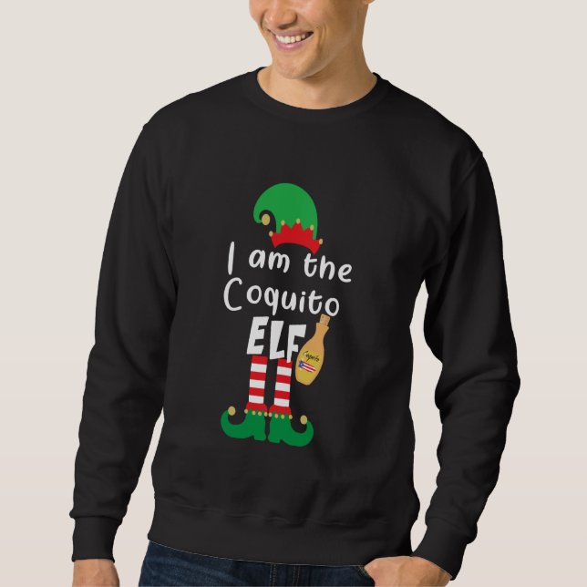 Sweatshirt Playa Serena Funny Noël Coquito ELF Funny Pue (Devant)