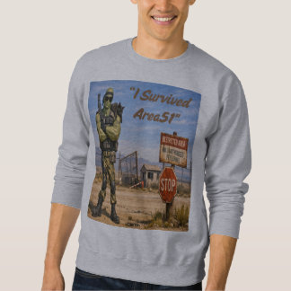 Sweatshirt Playera Area51 -I survived Area51