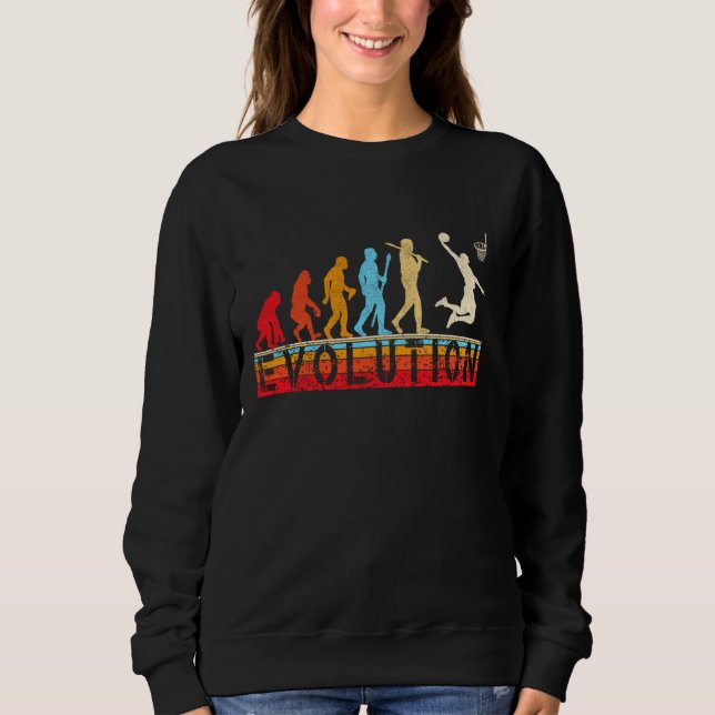 Sweatshirt Players De Basket-Ball Retro Evolution (Devant)