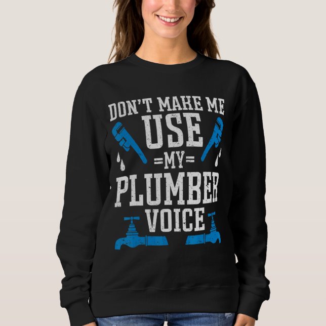 Sweatshirt Plomberie (Devant)