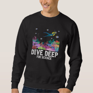 Sweatshirt Plongée Deep Pour Science Plongée Sous-Marine Biol