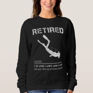 Sweatshirt Plongée Je Fais Ce Que Je Veux Quand Je Veux Voir