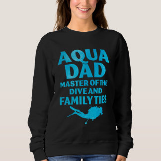 Sweatshirt Plongée sous-marine papa Ski Plongeur en eau libre