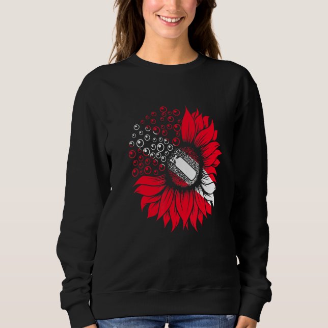 Sweatshirt Plongée Tank Tournesol Drapeau De Plongée Drapeau  (Devant)