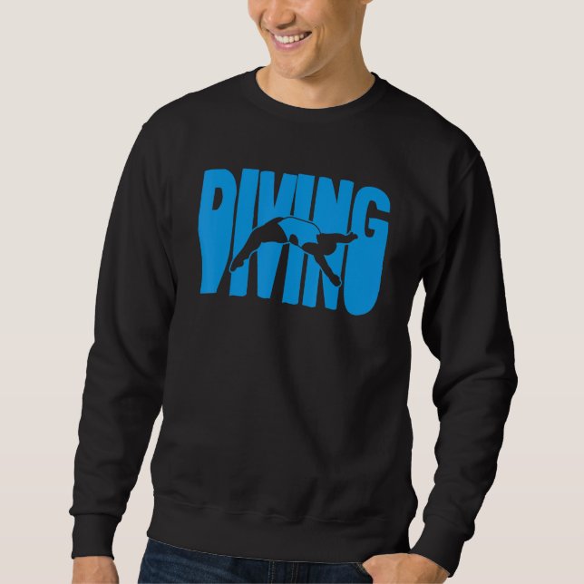 Sweatshirt Plongeuse de plate-forme Fille Tremplin Plongeon 1 (Devant)