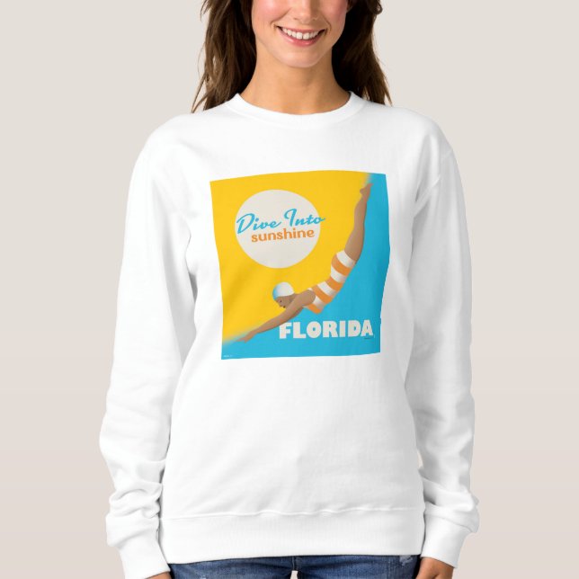 Sweatshirt Plongez Dans Le Soleil | Floride (Devant)