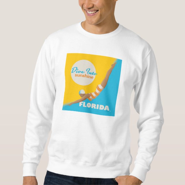 Sweatshirt Plongez Dans Le Soleil | Floride (Devant)