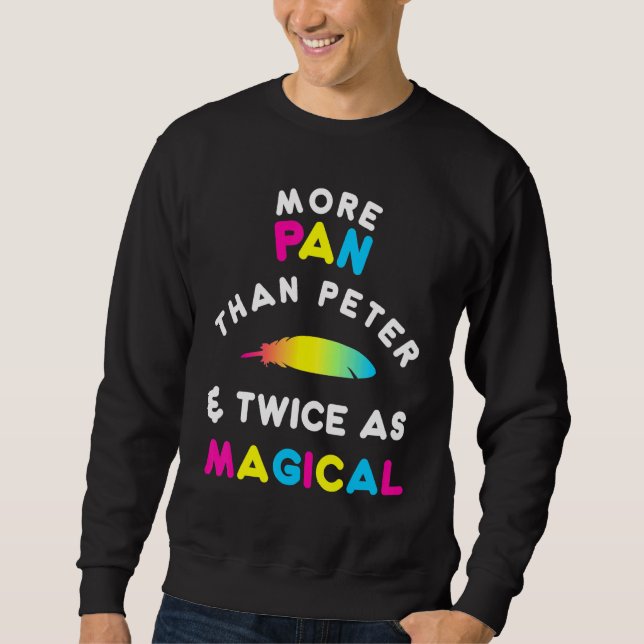 Sweatshirt Plus de Pan que Peter Lgbtq Pansexual Pride (Devant)