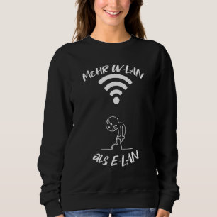 Sweatshirt Plus de WiFi qu'un scientifique de l'information a