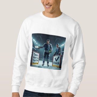 Sweatshirt Plus d'une façon de vérifier le hockey 