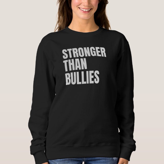 Sweatshirt Plus forte que les brutes (Devant)