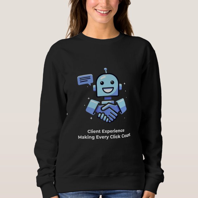 Sweatshirt Plus intelligent que les ventes et la finance - Op (Devant)