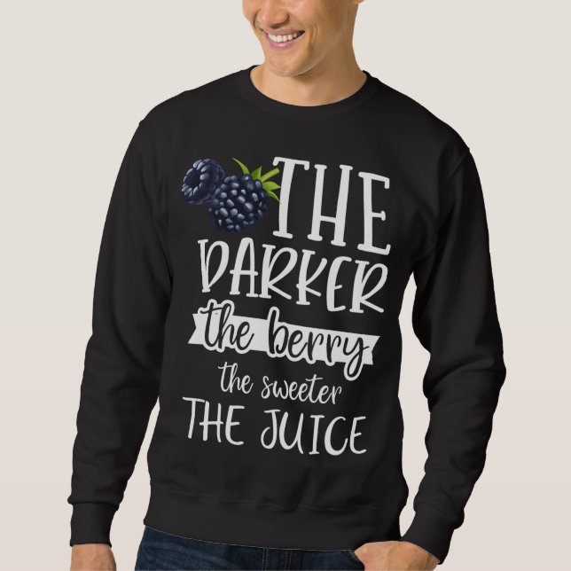 Sweatshirt Plus Le Berry Est foncé Plus Le Jus Fruit L (Devant)