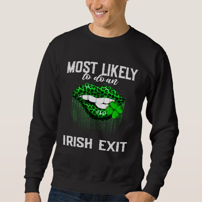 Sweatshirt Plus probable jour de la Saint-Patrick pour faire  (Devant)
