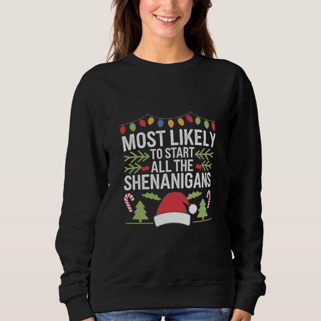 Sweatshirt Plus susceptible de déclencher toutes les frasques (Devant)