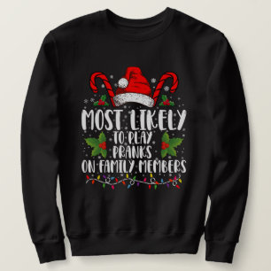Sweatshirt Plus susceptible de faire des farces aux membres d
