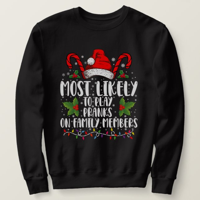 Sweatshirt Plus susceptible de faire des farces aux membres d (Design devant)