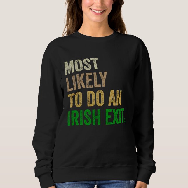 Sweatshirt Plus susceptible de faire une sortie irlandaise    (Devant)