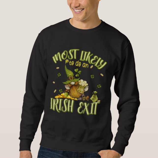 Sweatshirt Plus susceptible de faire une sortie irlandaise  2 (Devant)
