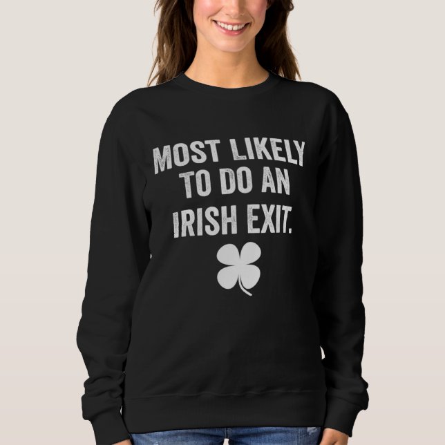 Sweatshirt Plus susceptible de faire une sortie irlandaise  A (Devant)