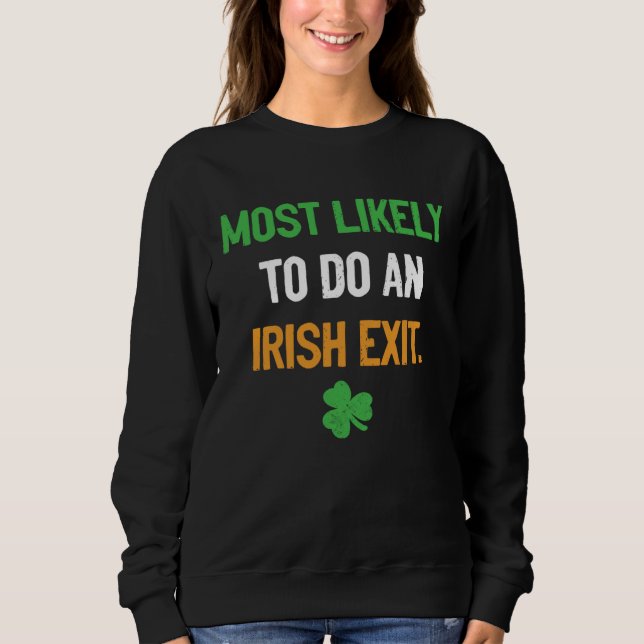 Sweatshirt Plus susceptible de faire une sortie irlandaise dr (Devant)
