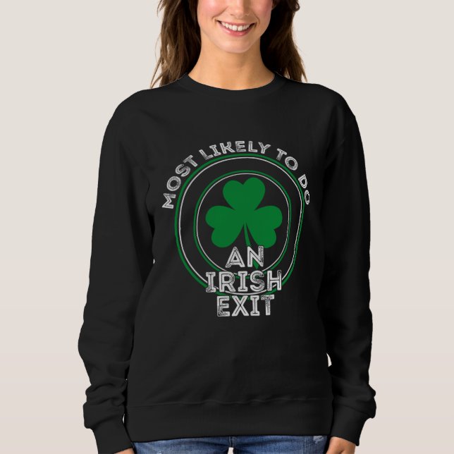 Sweatshirt Plus susceptible de faire une sortie irlandaise  S (Devant)